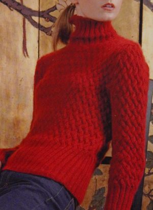 ROMAN CANDLE PULLOVER Free Pattern - KnitCraft